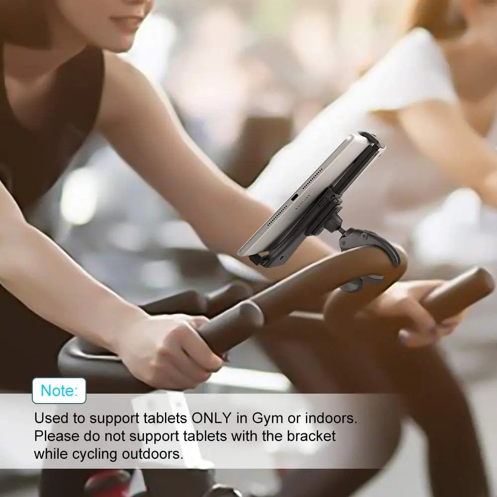 Supporto Tablet e Smartphone per Bici, Tapis Roulant e Manubrio – Universale 4-12 Pollici